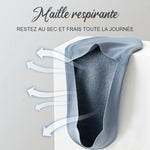 Chaussettes confortables en soie glacée antidérapantes