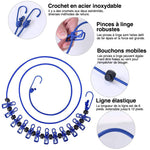 Porte-vêtements de Voyage Élastique Portable