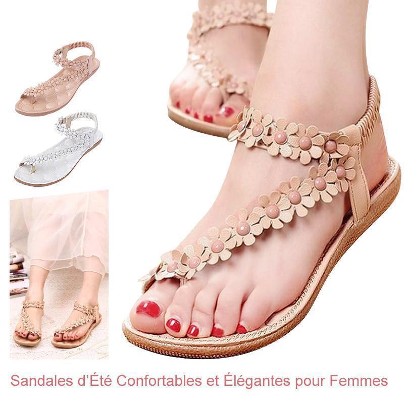 Sandales d’Été Confortables et Élégantes pour Femmes