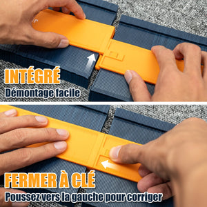 Saker® Outil de profil de jauge de contour d'épissage