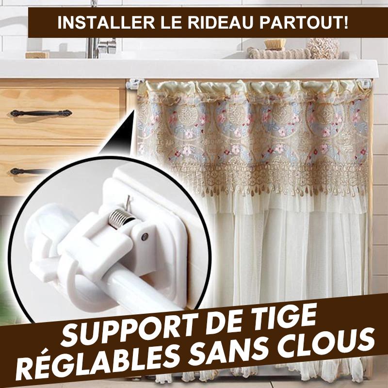 Support de Tige Réglables Sans Clous (2PCS)