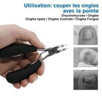 Ensemble de Coupe-Ongles en Acier Inoxydable 304