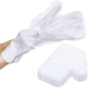 Gants de Nettoyage à Motif des Écailles de Poisson