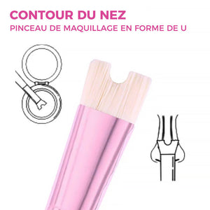 Pinceau de maquillage contour du nez