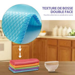 Tissu de Nettoyage en Microfibre pour le Polissage des Ecailles de Poisson 5 Pcs