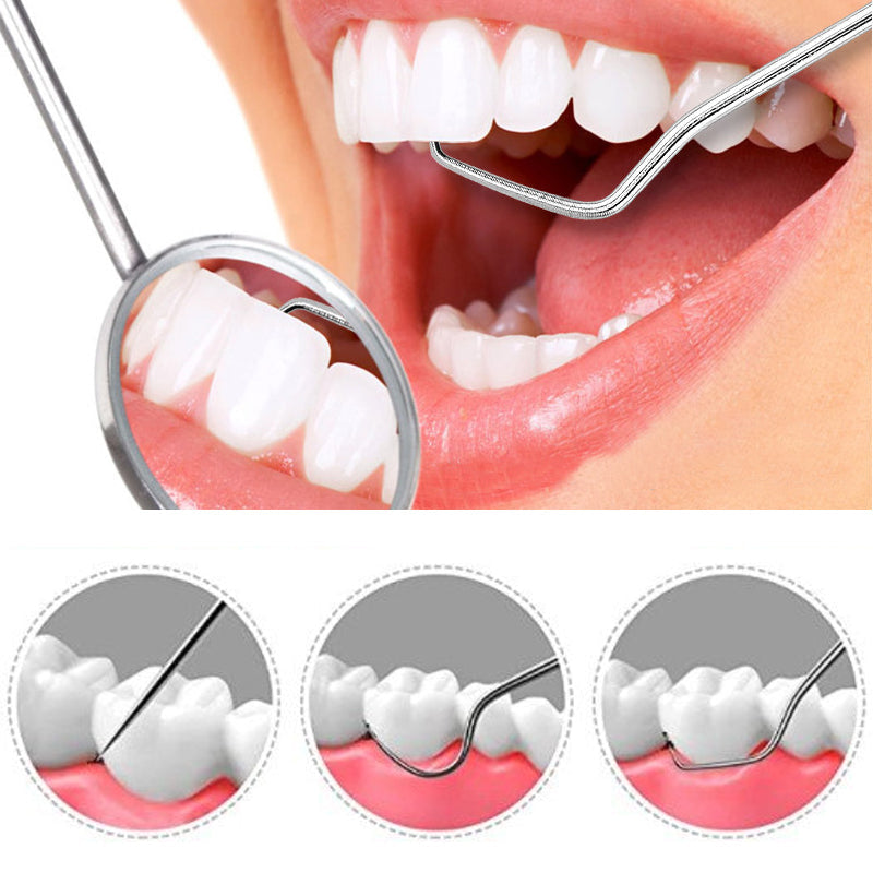 Ensemble De Cure-dents En Acier Inoxydable (7 pièces)