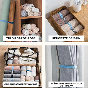 Sangles de rangement pour vêtements(10 pièces)