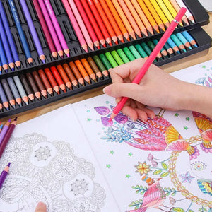 Ensemble de crayons de couleur portables