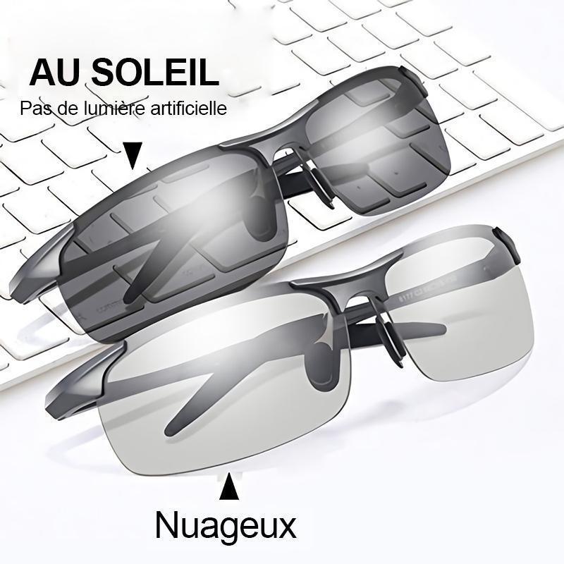 Plusgenial™ Lunettes de Soleil Photochromiques Intelligentes