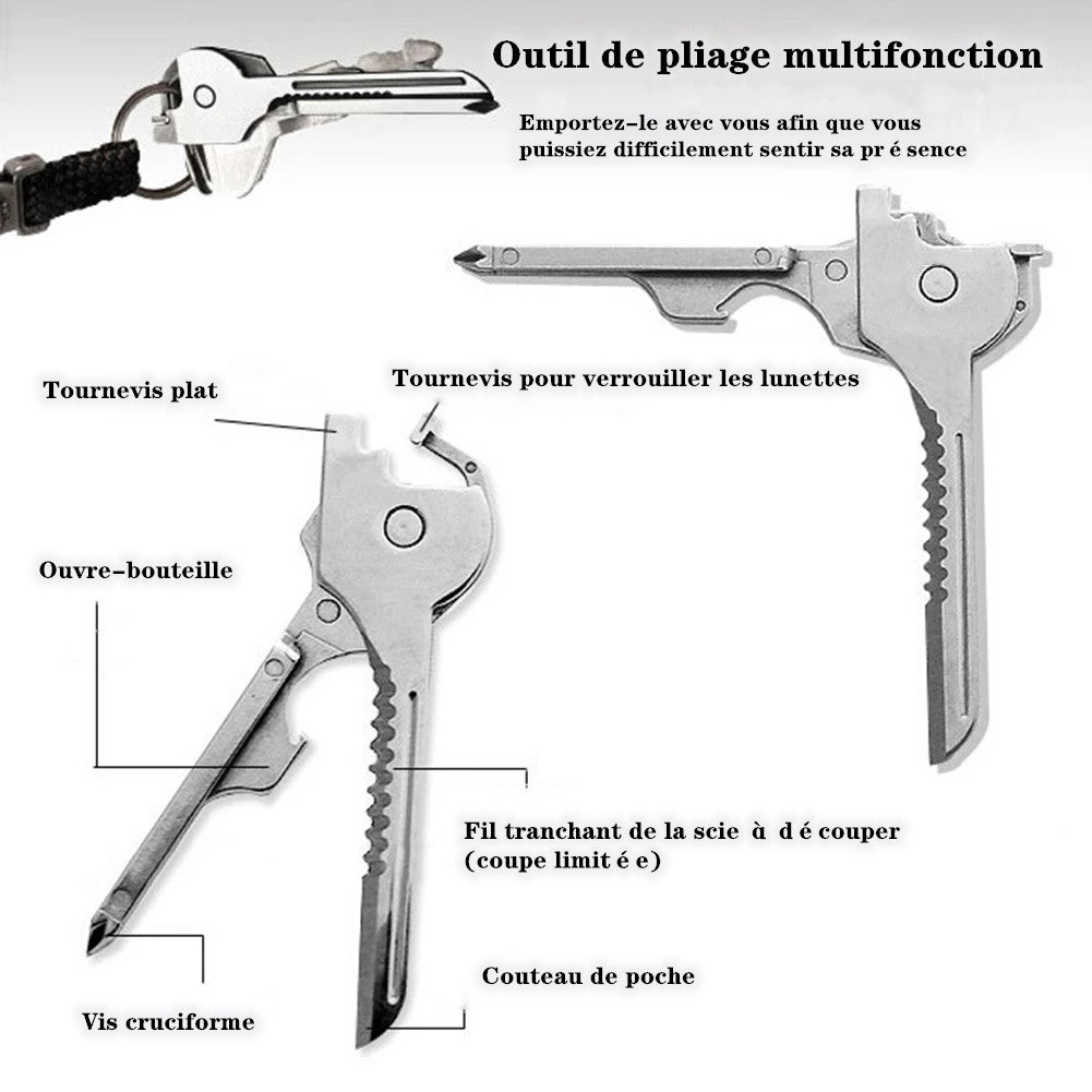 6 en 1 outil de clé multifonction