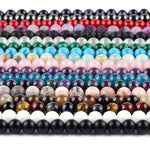 Bracelet Perles Rondes Naturelles (40 pièces)