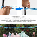 Corde à Linge Antidérapante Portable (3 packs)