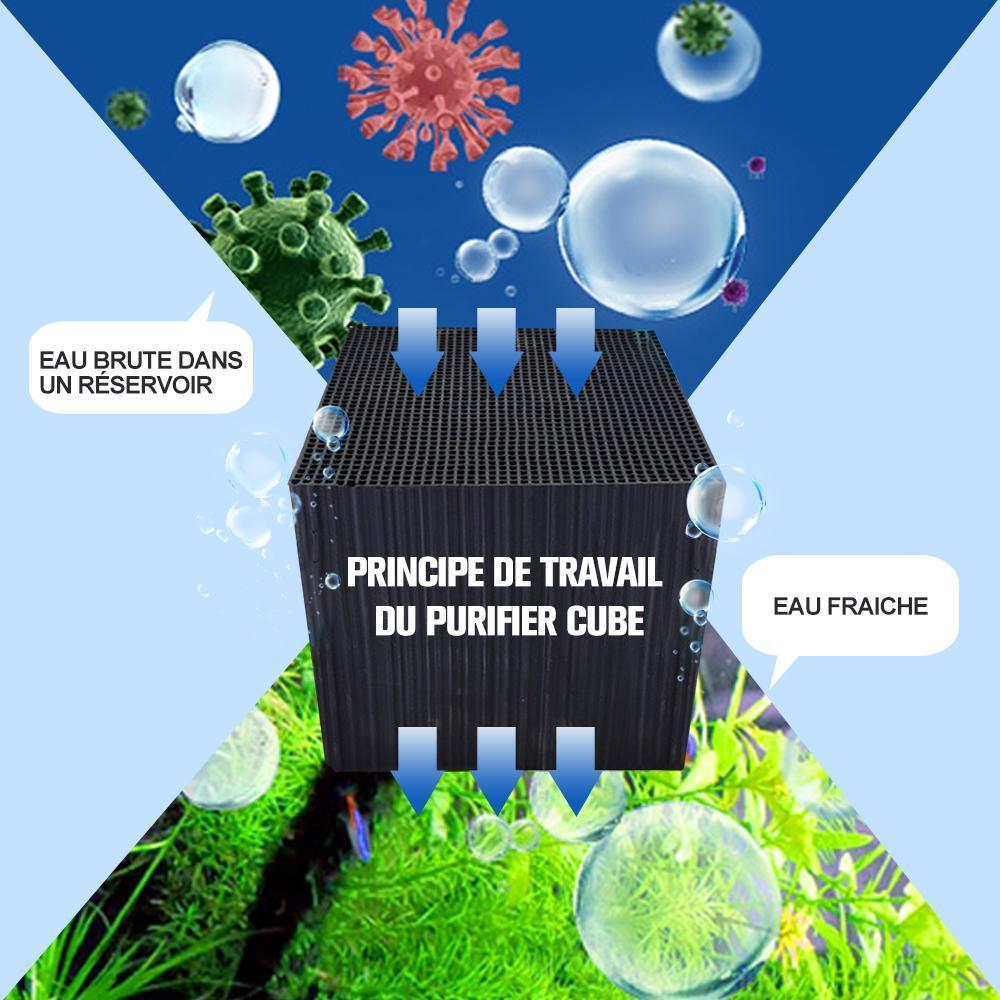 Cube de purification d'eau Eco-Aquarium