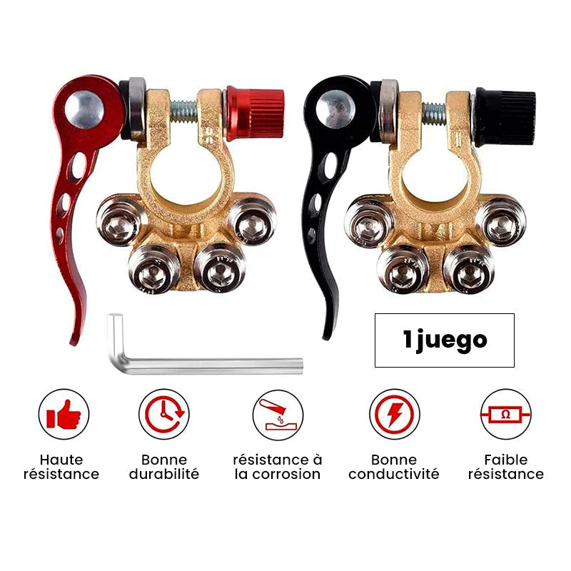Connexions de pince de batterie