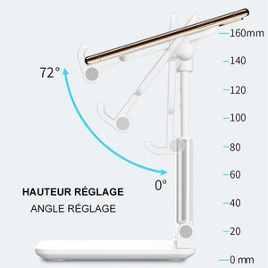 Support de Tablette/Téléphone Portable Réglable Ergonomique Pliable