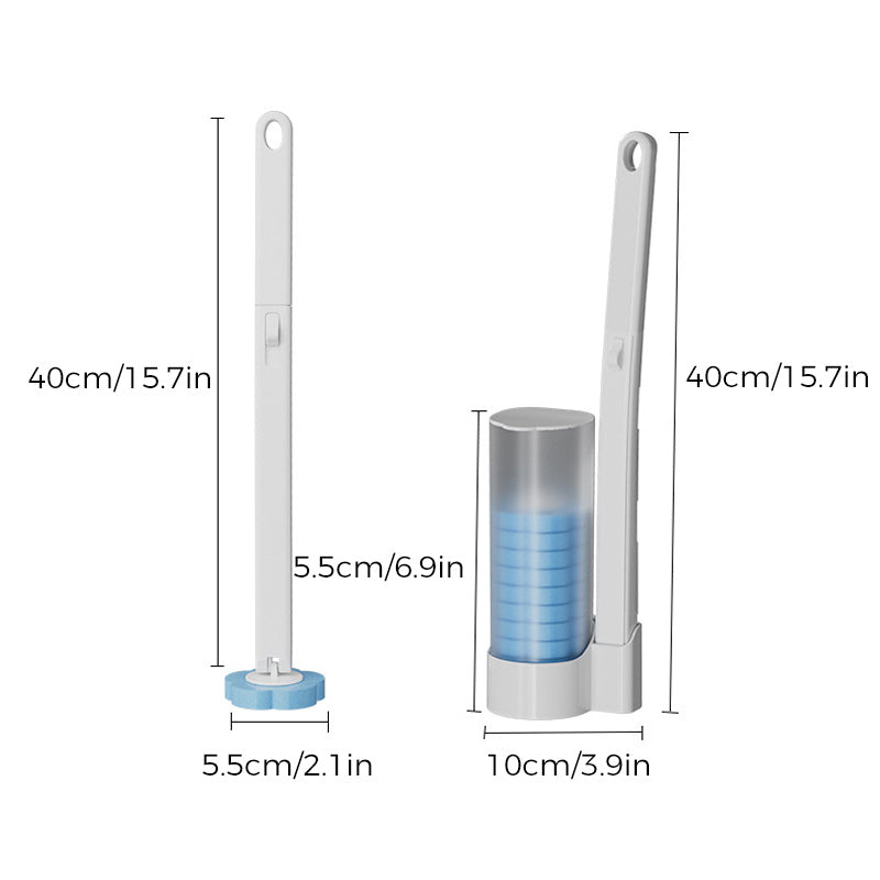 Système de nettoyage des toilettes à usage unique