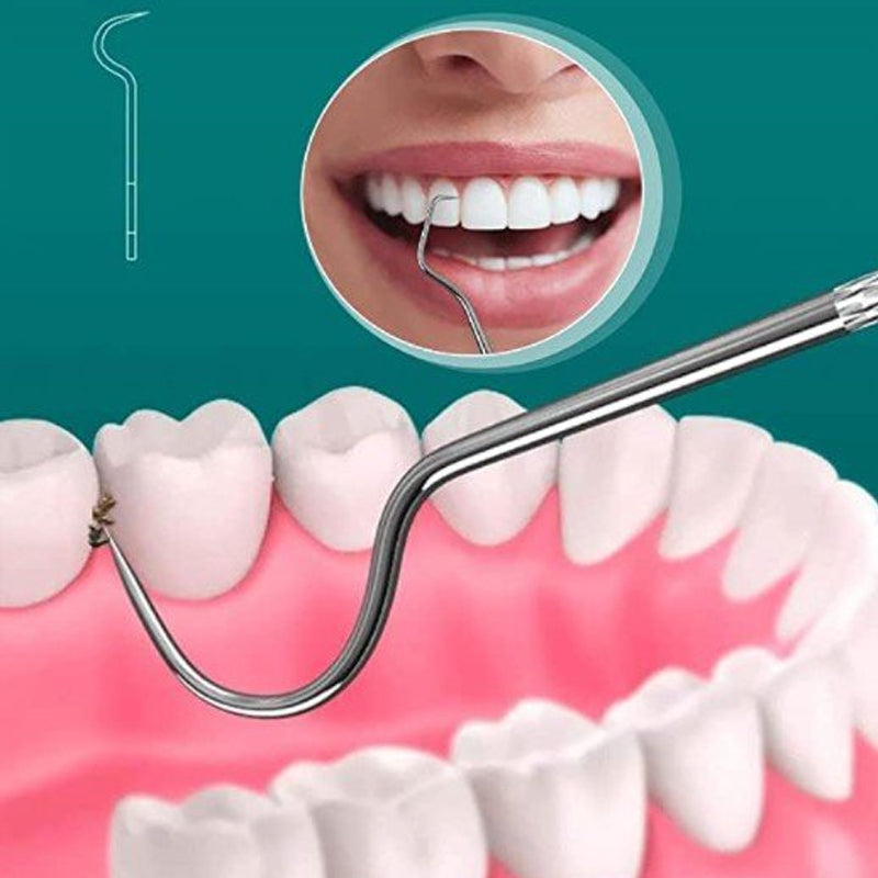 Ensemble De Cure-dents En Acier Inoxydable (7 pièces)