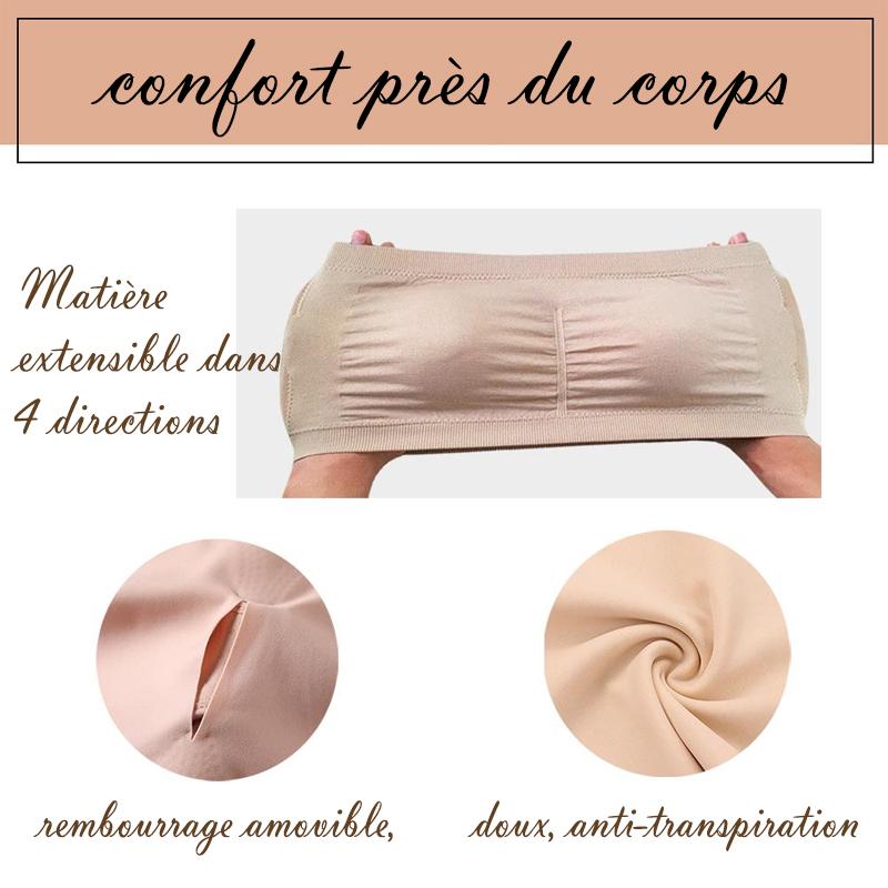 Brassière sans Bretelles Sexy sans Couture