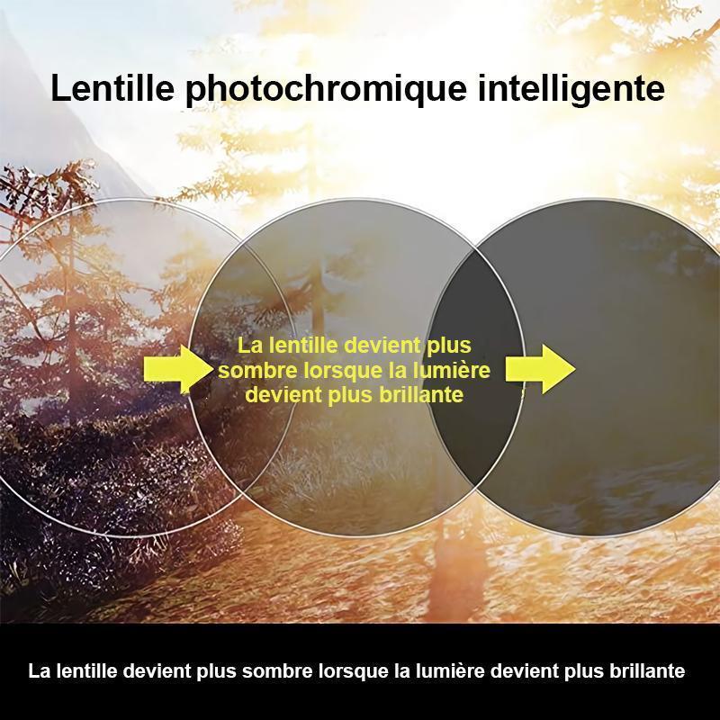Plusgenial™ Lunettes de Soleil Photochromiques Intelligentes