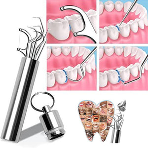 Ensemble De Cure-dents En Acier Inoxydable (7 pièces)