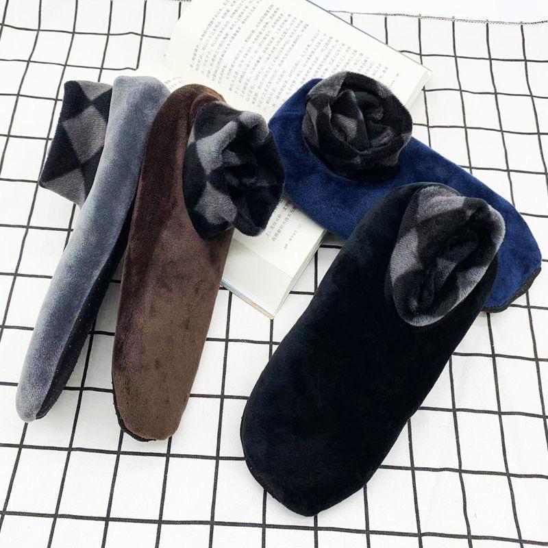 Chaussettes thermiques antidérapantes d'intérieur