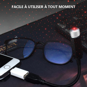 Lumière de Projection Romantique USB au Plafond pour Voiture et Maison