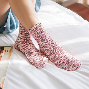 Chaussettes Cupcake Mignonnes Confortables et Moelleuses pour Hiver