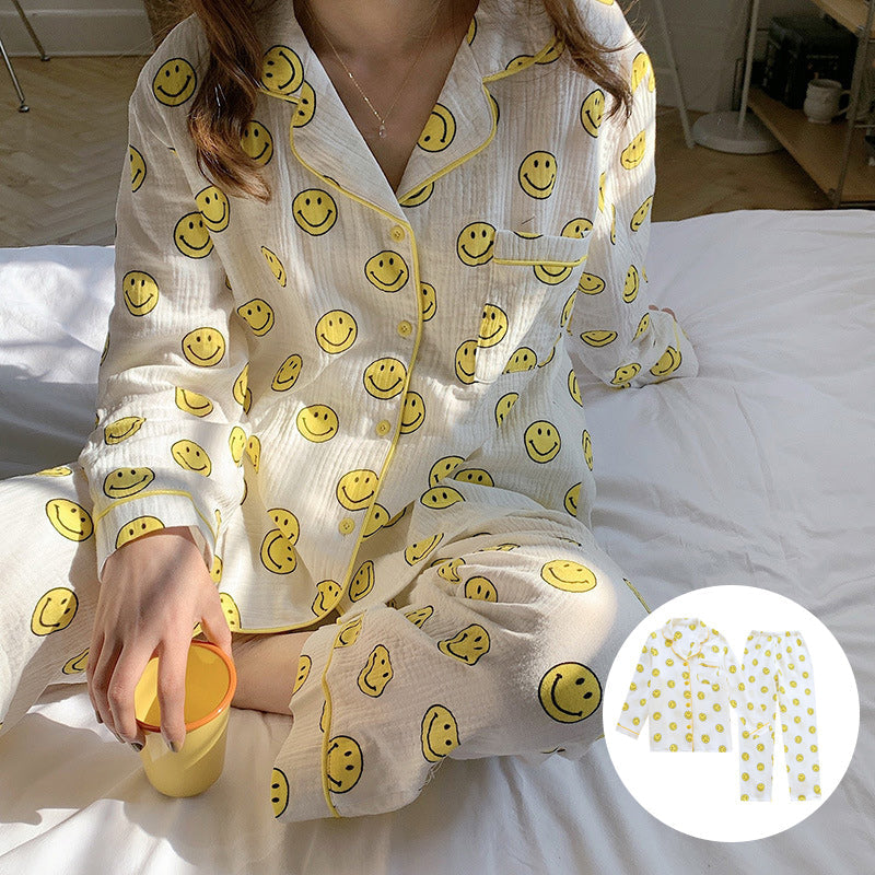 Pyjama Smiley en coton