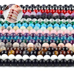 Bracelet Perles Rondes Naturelles (40 pièces)