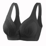 Soutien-gorge en coton respirant doux pour la peau avec bouton sur le devant